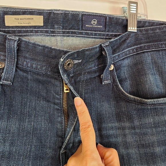 Adriano Goldschmied AG The Matchbox Slim Straight Jeans 31x34 - Picture 4 of 13